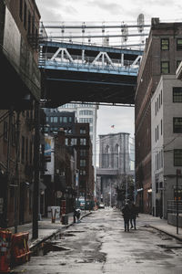 Street amidst buildings in city