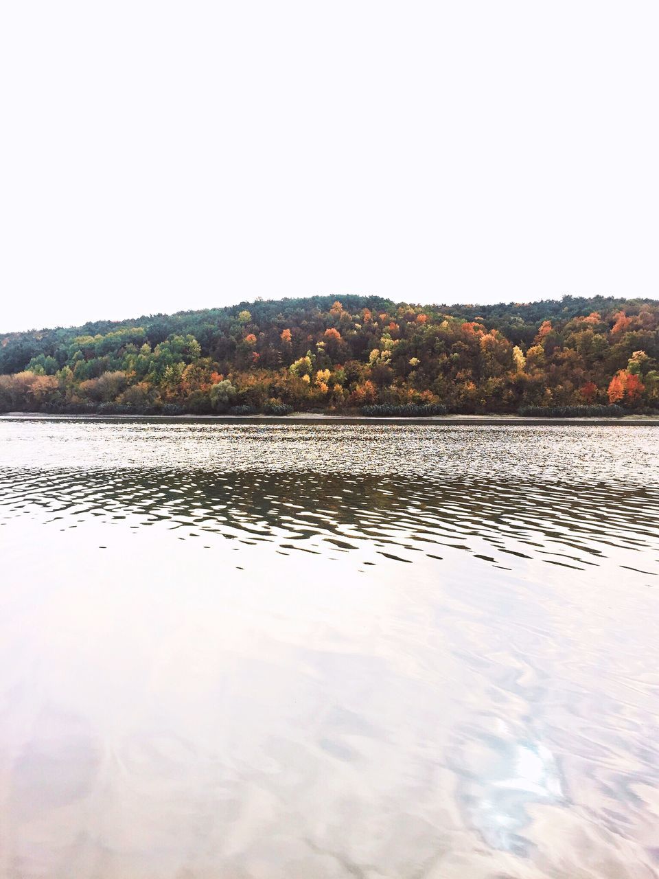 IDYLLIC VIEW OF LAKE AGAINST CLEAR SKY