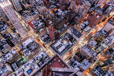 Aerial view of city