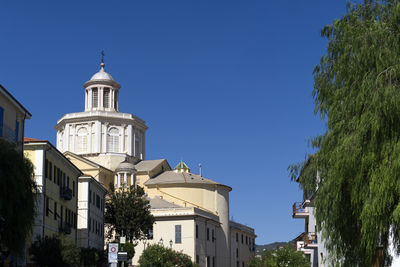 Imperia, italy. the dome of the basilica of san maurizio