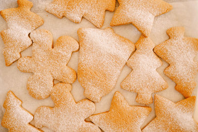 Full frame shot of cookies