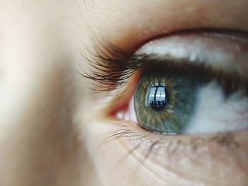 Close-up portrait of human eye