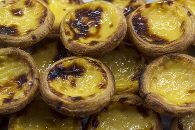 Pastel de nata, typical portuguese egg tart pastries