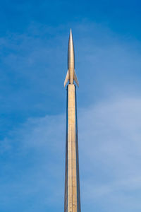 Low angle view of tower against sky