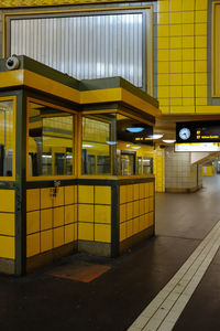 Empty subway station 