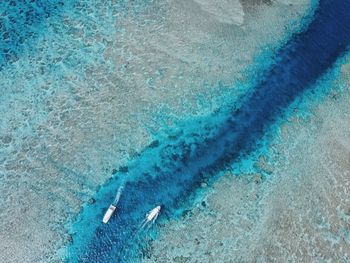 Aerial view of sea