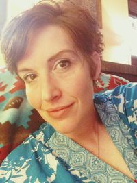 Portrait of young woman