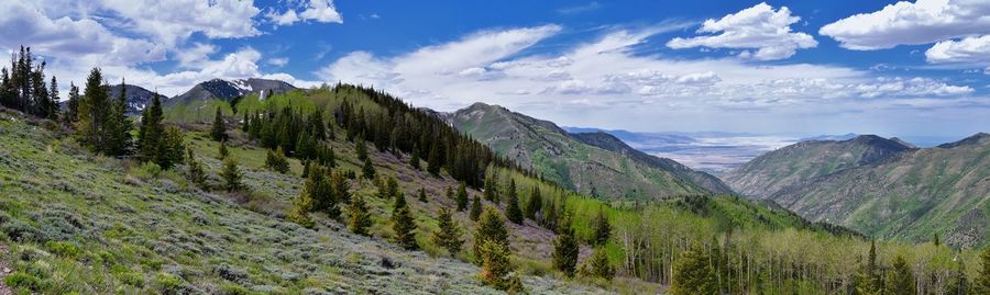 Rocky mountain wasatch front butterfield canyon oquirrh mountains utah, united states.