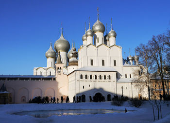 Facade of church