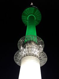 Low angle view of tower against sky