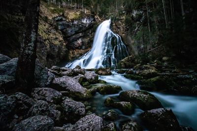 Waterfall in forest