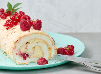 Baked meringue