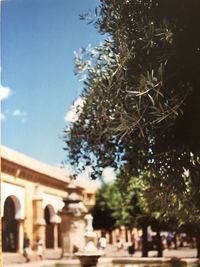 Low angle view of building against sky