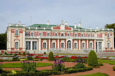 View of building in garden