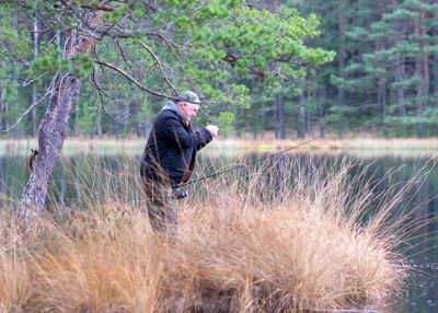 fisherman on