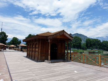 Exterior of historic building against sky