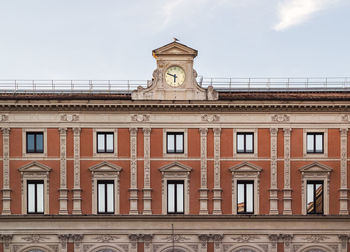 Low angle view of historical building against sky