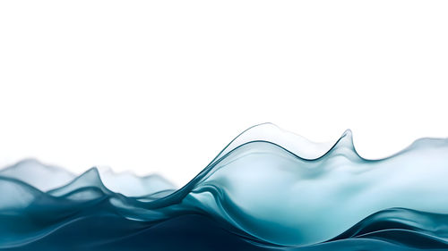 Close-up of water against white background