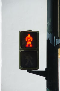 Close-up of illuminated light
