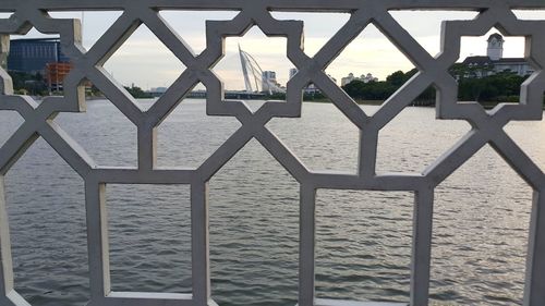 Close-up of sea against sky