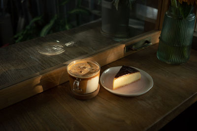 Close-up of drink on table