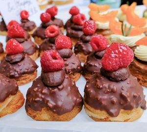 Close-up of ice cream in plate