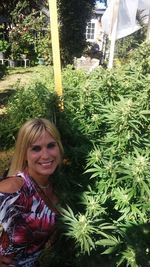 Portrait of a beautiful young woman