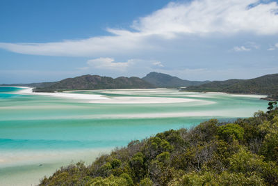 Whitehaven beach at whitsunday island