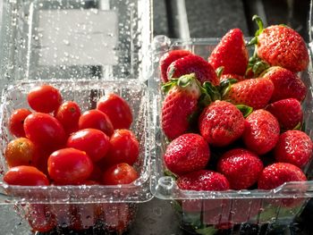 Close-up of strawberries