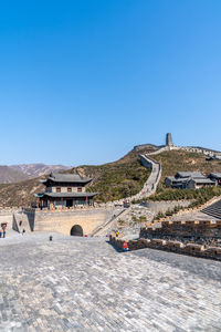 Yanmen pass great wall, shanxi, china