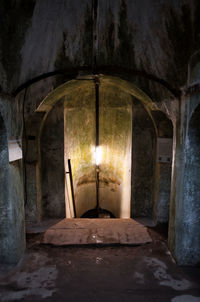 Corridor of old building