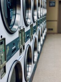 Washing machines in room