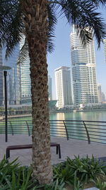 Low angle view of modern building