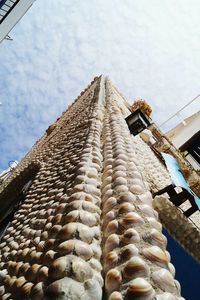 Low angle view of a stack of a building