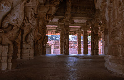 Corridor of historic building