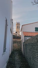 View of old building against sky