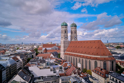 Munich view during oktoberfest
