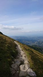 Scenic view of landscape against sky