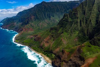 Scenic view of beach