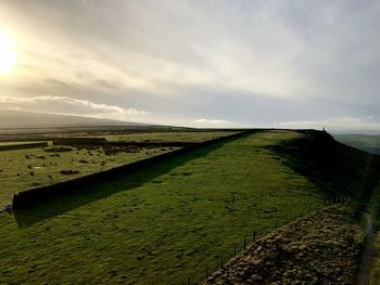 Scenic view of landscape against sky