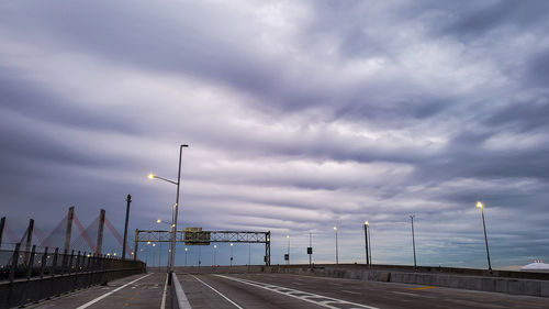 Street against sky