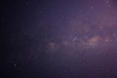 Low angle view of star field