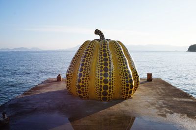 Close-up of sea against sky