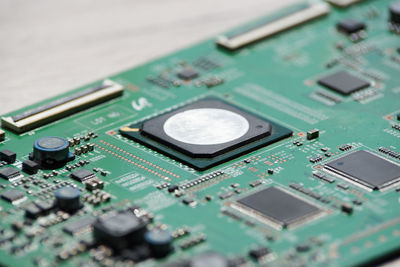 Close-up of circuit board