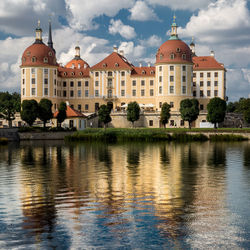 View of church at waterfront