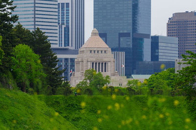 Buildings in city