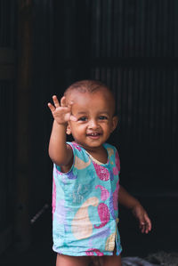 Portrait of a smiling girl