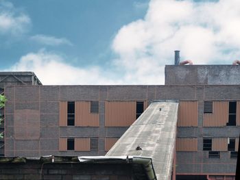 Low angle view of building against sky