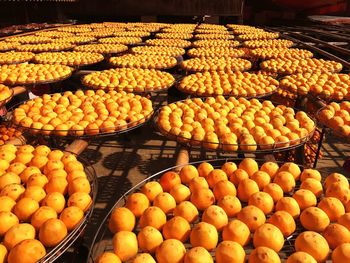 Close-up of fruits for sale at market stall