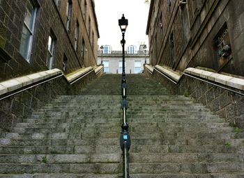 Low angle view of street light